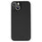 For iPhone 14 Precise Cutout 1500D Coarse Texture Aramid Fiber Back Case Anti-fingerprint Protective Cover - Matte Black - 2