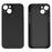 For iPhone 14 Precise Cutout 1500D Coarse Texture Aramid Fiber Back Case Anti-fingerprint Protective Cover - Matte Black - 3