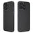 For iPhone 14 Pro Max Mobile Phone Cover 1500D Coarse Texture Aramid Fiber Back Case - Matte Black - 2