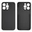 For iPhone 14 Pro Mobile Phone Cover Fall Resistant 1500D Coarse Texture Aramid Fiber Back Case - Matte Black - 3