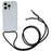 Phone Back Cover for iPhone 13 Pro 6.1 inch HD Clear Four Corner Soft TPU Case with Lanyard - 1