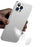 For iPhone 14 Pro Max Anti-drop Breathable Hollow Hole Heat Dissipation Mesh Back Cover Ultra Thin PP Phone Case - White - 2