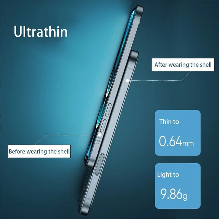 Bump Proof PP Phone Case for iPhone 14 Plus, Ultra Thin Heat Dissipation Breathable Hollow Hole Mesh Back Cover - Black - 4