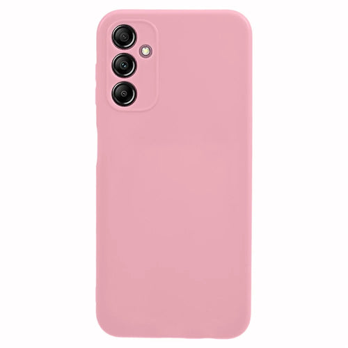 For Samsung Galaxy A14 5G / A14 4G Bump Proof Glossy Back Shell, Glossy TPU Phone Case Protective Cover - Pink - 1