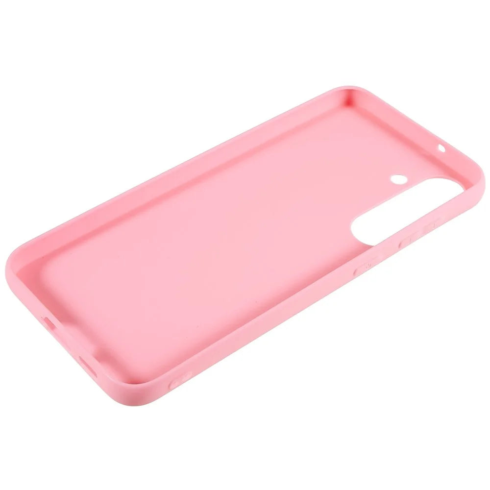 For Samsung Galaxy A34 5G Matte Back Shell, Anti-Fingerprint Soft TPU Phone Case Scratch Resistant Protective Cover - Pink - 6