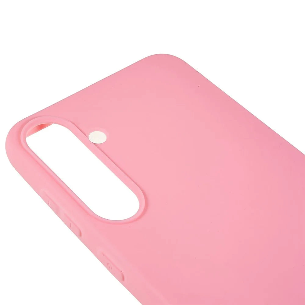 For Samsung Galaxy A34 5G Matte Back Shell, Anti-Fingerprint Soft TPU Phone Case Scratch Resistant Protective Cover - Pink - 7