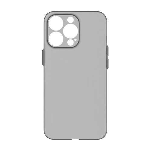 Matte Phone Case for iPhone 14 Pro, Ultra Slim Anti-Scratch PP Back Cover - Transparent Black - 1