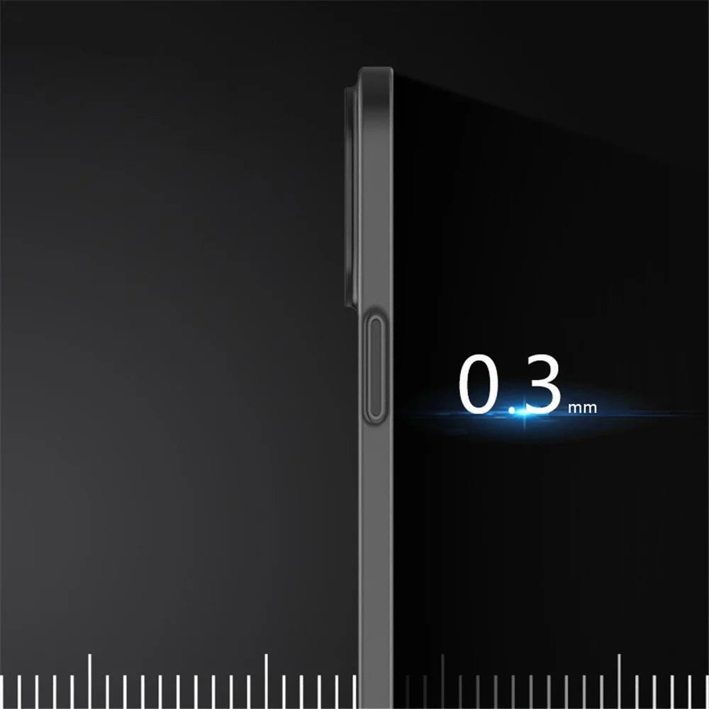 For iPhone 13 6.1 inch Ultra Thin PP Back Cover Precise Cutout Lens Protection Matte Phone Case - Transparent Black - 5
