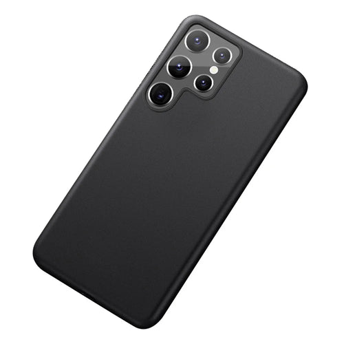 For Samsung Galaxy S21 Ultra 5G Anti-fingerprint Matte Phone Cover Ultra Thin PP Phone Case - Transparent Black - 1