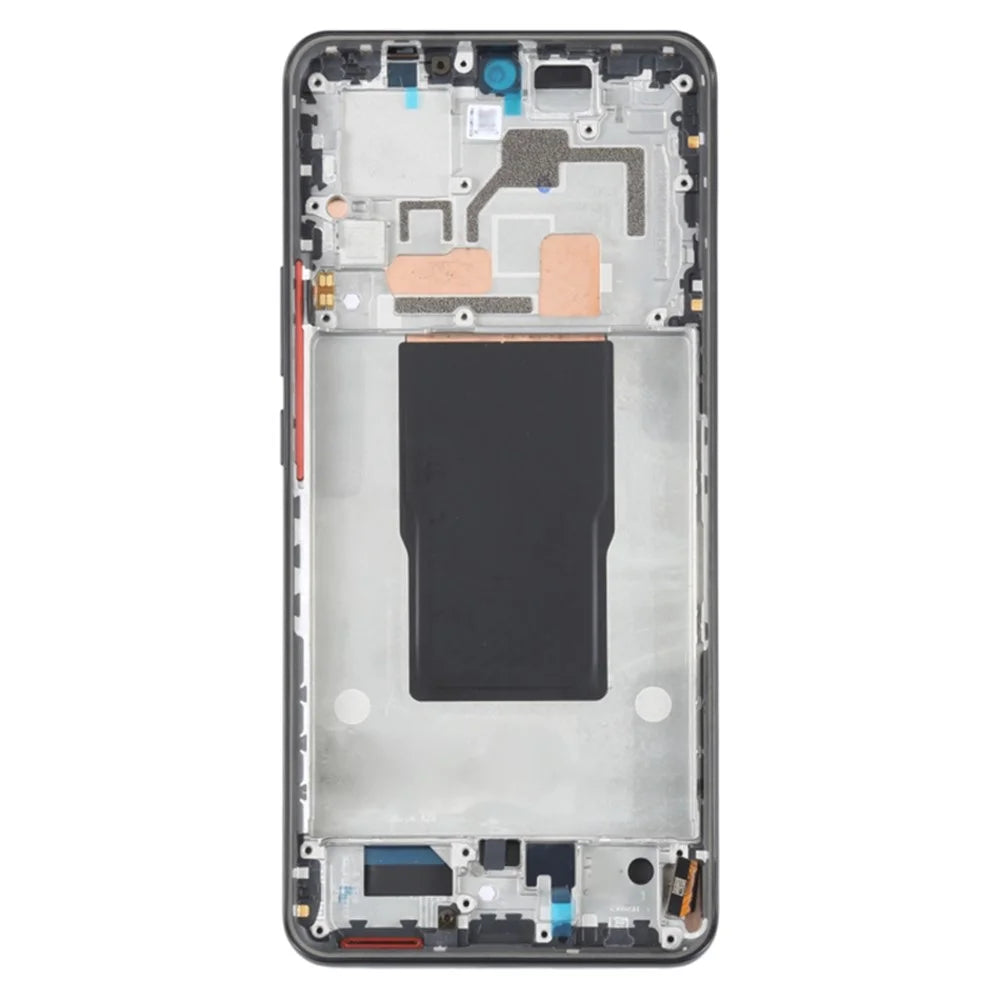 For Xiaomi Redmi K50 Ultra 5G / 12T 5G / 12T Pro 5G Grade S OEM AMOLED Screen and Digitizer Assembly + Frame Part (without Logo) - Black - 2