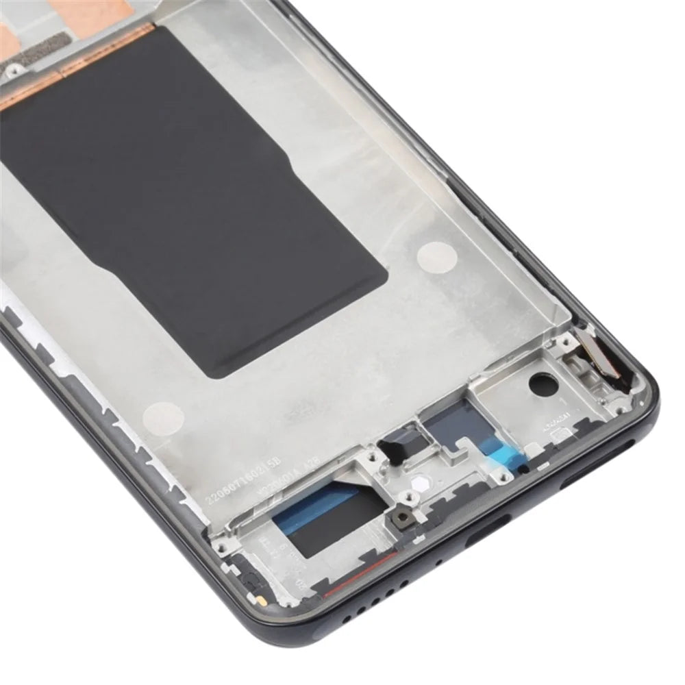 For Xiaomi Redmi K50 Ultra 5G / 12T 5G / 12T Pro 5G Grade S OEM AMOLED Screen and Digitizer Assembly + Frame Part (without Logo) - Black - 4