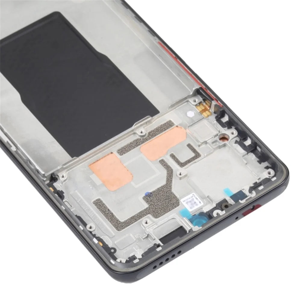 For Xiaomi Redmi K50 Ultra 5G / 12T 5G / 12T Pro 5G Grade S OEM AMOLED Screen and Digitizer Assembly + Frame Part (without Logo) - Black - 5