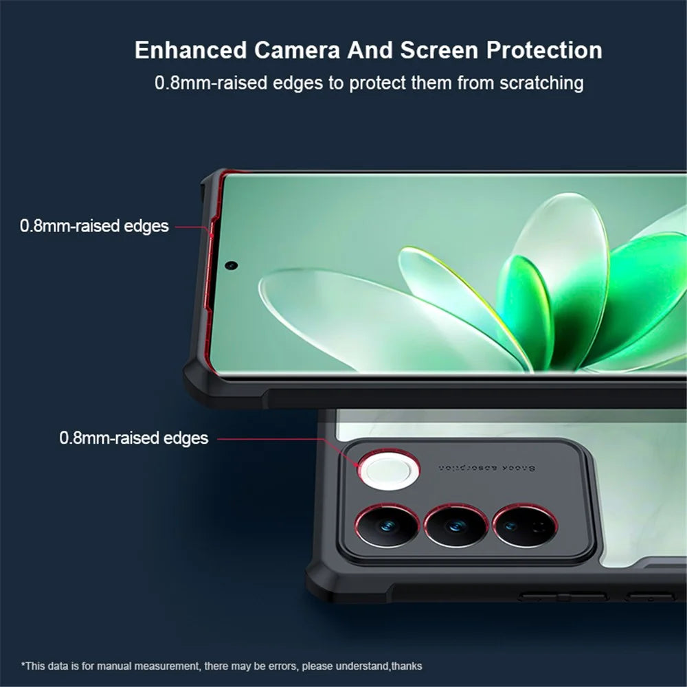 XUNDD For vivo S16 Pro Acrylic+TPU Phone Case Precise Cutouts Camera Protection Anti-scratch Phone Back Cover - 4