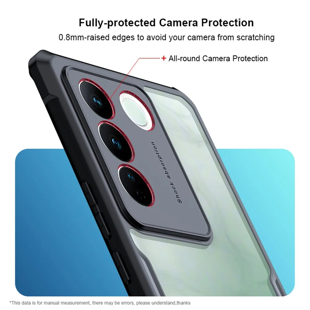 XUNDD For vivo S16 Pro Acrylic+TPU Phone Case Precise Cutouts Camera Protection Anti-scratch Phone Back Cover - 6
