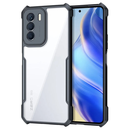 XUNDD For Infinix Zero 5G 2023 Transparent Camera Protection Phone Case Acrylic+TPU Anti-Scratch Drop-Proof Phone Back Cover - 1