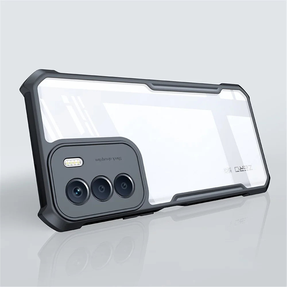 XUNDD For Infinix Zero 5G 2023 Transparent Camera Protection Phone Case Acrylic+TPU Anti-Scratch Drop-Proof Phone Back Cover - 2