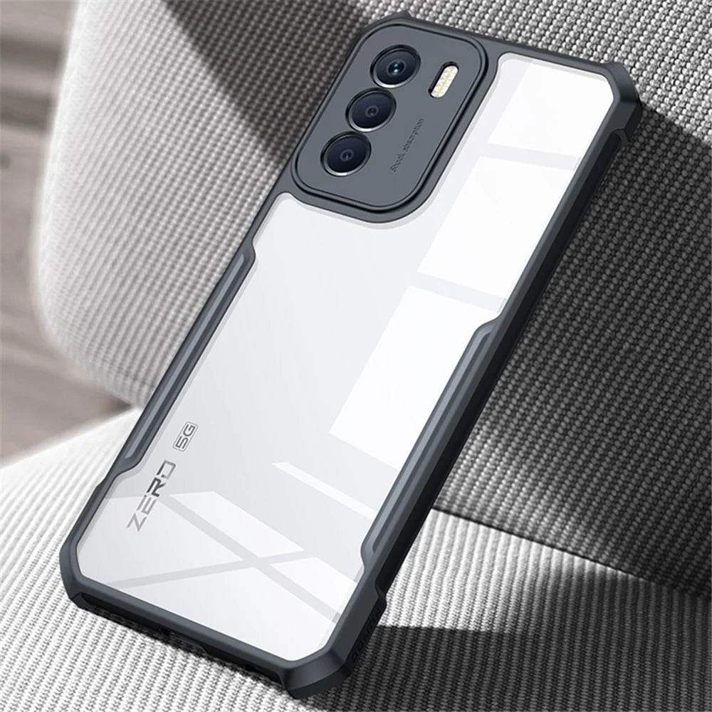 XUNDD For Infinix Zero 5G 2023 Transparent Camera Protection Phone Case Acrylic+TPU Anti-Scratch Drop-Proof Phone Back Cover - 3