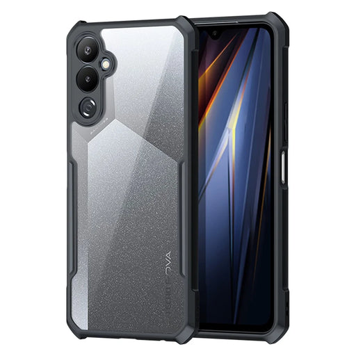 XUNDD For TECNO Pova 4 4G Lightweight Transparent Phone Case Acrylic+TPU Anti-Fall Phone Back Cover - 1