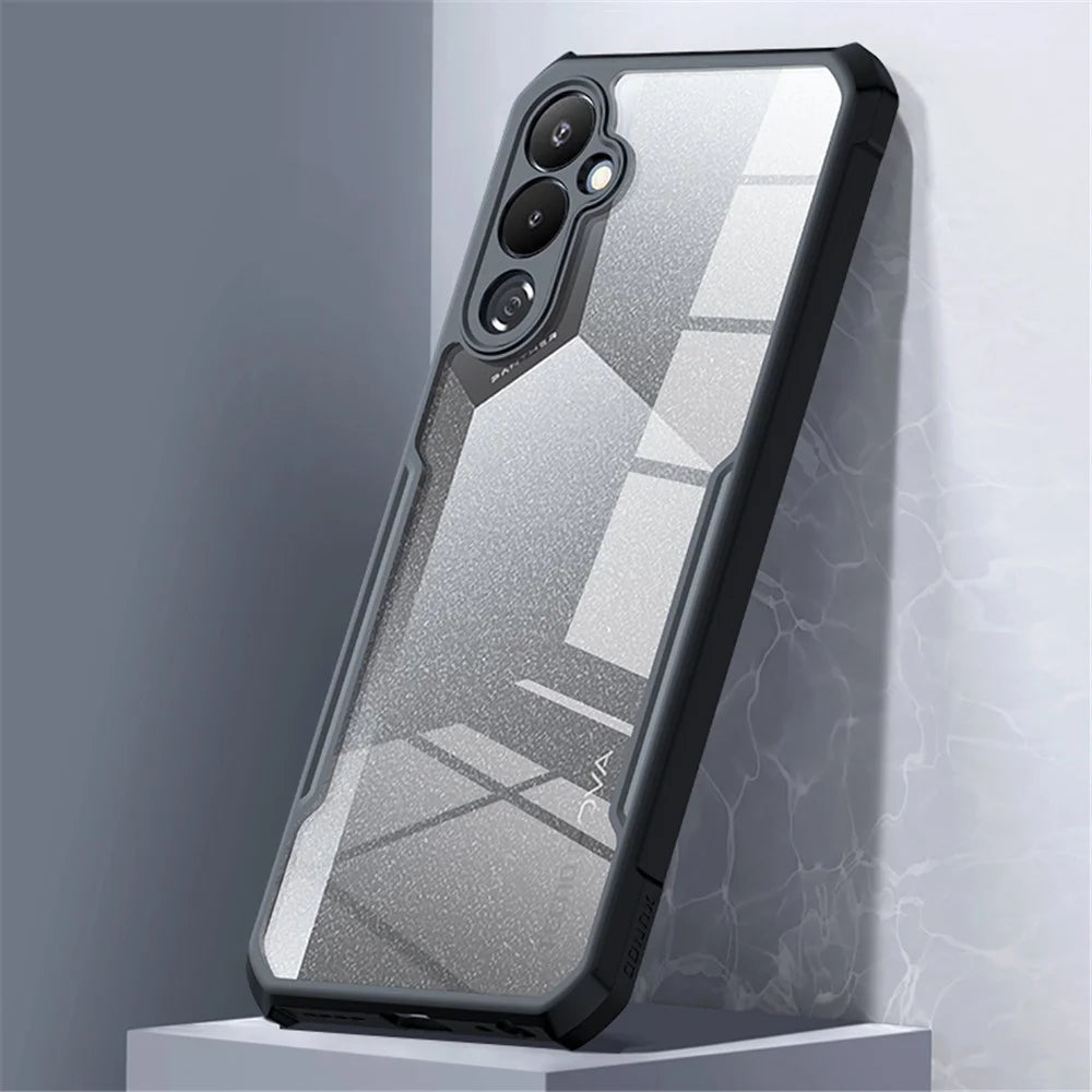 XUNDD For TECNO Pova 4 4G Lightweight Transparent Phone Case Acrylic+TPU Anti-Fall Phone Back Cover - 4