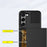 Cell Phone Case for Samsung Galaxy S23, Sliding Card Holder PC + TPU Anti-drop Cover - Black - 3