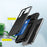 Cell Phone Case for Samsung Galaxy S23, Sliding Card Holder PC + TPU Anti-drop Cover - Black - 6