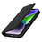Drop-proof Phone Case for iPhone 14, Genuine Leather Litchi Texture Cell Phone Cover Wallet Stand  - Black - 5