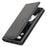 For Google Pixel 7a Anti-drop Phone Cover Calf Texture PU Leather Protective Phone Case with Stand Wallet - Black - 6