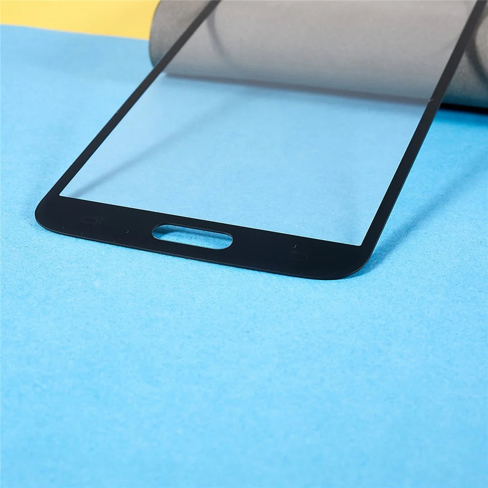 For Samsung Galaxy S5 G900 Front Screen Glass Lens + OCA Adhesive Replacement Parts - Black - 5
