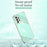 XINLI Phone Case For Samsung Galaxy A32 4G (EU Version) Electroplating Shockproof TPU Mobile Phone Back Cover - Cyan - 4
