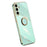 XINLI For Samsung Galaxy A54 5G Drop-proof Protective Phone Cover Electroplating Slim Mobile Phone Case Kickstand - Cyan - 1