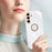 XINLI For Samsung Galaxy A54 5G Drop-proof Protective Phone Cover Electroplating Slim Mobile Phone Case Kickstand - Cyan - 6