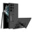 GKK For Samsung Galaxy S23 Ultra Shockproof Rubberized Phone Cover, Ultra Thin Hard PC Back Case with Kickstand - Black - 1