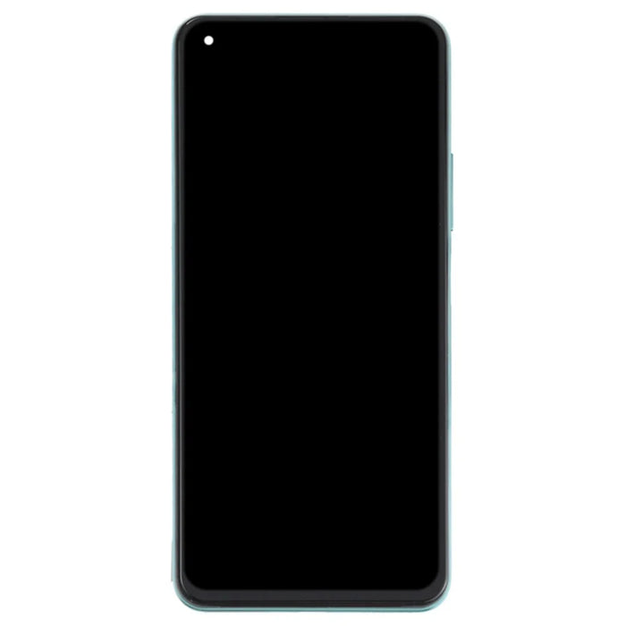 For Xiaomi 11 Lite 5G NE Grade S OEM AMOLED Screen and Digitizer Assembly + Frame Part (without Logo) - Green - 3