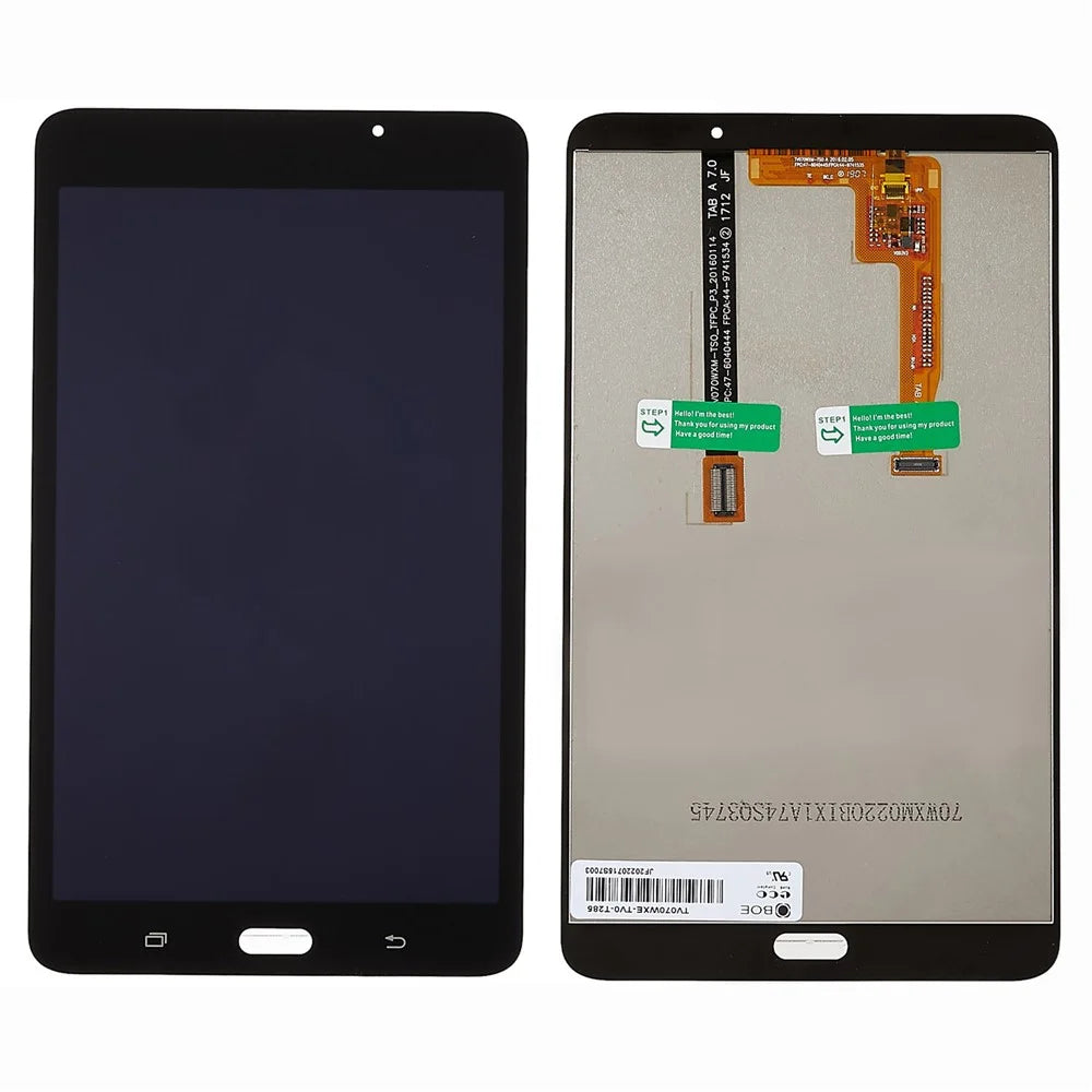 For Samsung Galaxy Tab A 7.0 T280 (Wi-Fi only) Grade C LCD Screen and Digitizer Assembly Replacement Part (without Logo) - Black - 1