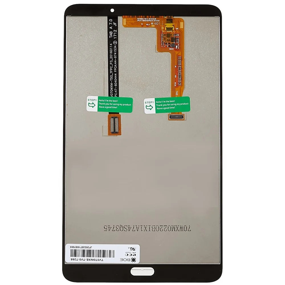 For Samsung Galaxy Tab A 7.0 T280 (Wi-Fi only) Grade C LCD Screen and Digitizer Assembly Replacement Part (without Logo) - Black - 3