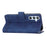 DIERFENG DF-03 Mobile Phone Leather Case for Samsung Galaxy A54 5G, Lines Imprinted Stand Wallet Phone Cover - Blue - 2