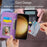 DIERFENG DF-03 Wallet Phone Cover for Samsung Galaxy S23+, Lines Imprinted PU Leather Stand Protective Case - Purple - 3