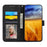 DIERFENG DF-03 Phone Case for iPhone 7 / 8 4.7 inch / SE (2020) / SE (2022), Lines Imprinted Leather Protective Phone Cover Wallet Stand - Black - 2