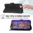 DIERFENG DF-03 Phone Case for iPhone 7 / 8 4.7 inch / SE (2020) / SE (2022), Lines Imprinted Leather Protective Phone Cover Wallet Stand - Black - 4