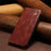 Phone Stand Case for OnePlus 11 5G, PU Leather Waxy Crazy Horse Texture Stand Smartphone Cover - Brown - 6