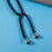 For iPhone 11 6.1 inch Clear Phone Case with Adjustable Lanyard Drop Proof TPU+Acrylic Back Cover - Black - 5