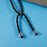 Clear Back Case for iPhone 13 / 14, TPU+Acrylic Shock-absorbing Phone Cover with Lanyard - Black  /  Gold - 6
