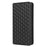 For TCL 40R 5G Cell Phone Case Wallet PU Leather Rhombus Pattern Imprinted Magnetic Closure Stand Cover - Black - 7