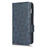 For OnePlus 11 5G Cell Phone Case Imprinted Triangle Pattern Phone Cover PU Leather Wallet with Wrist Strap - Blue - 7