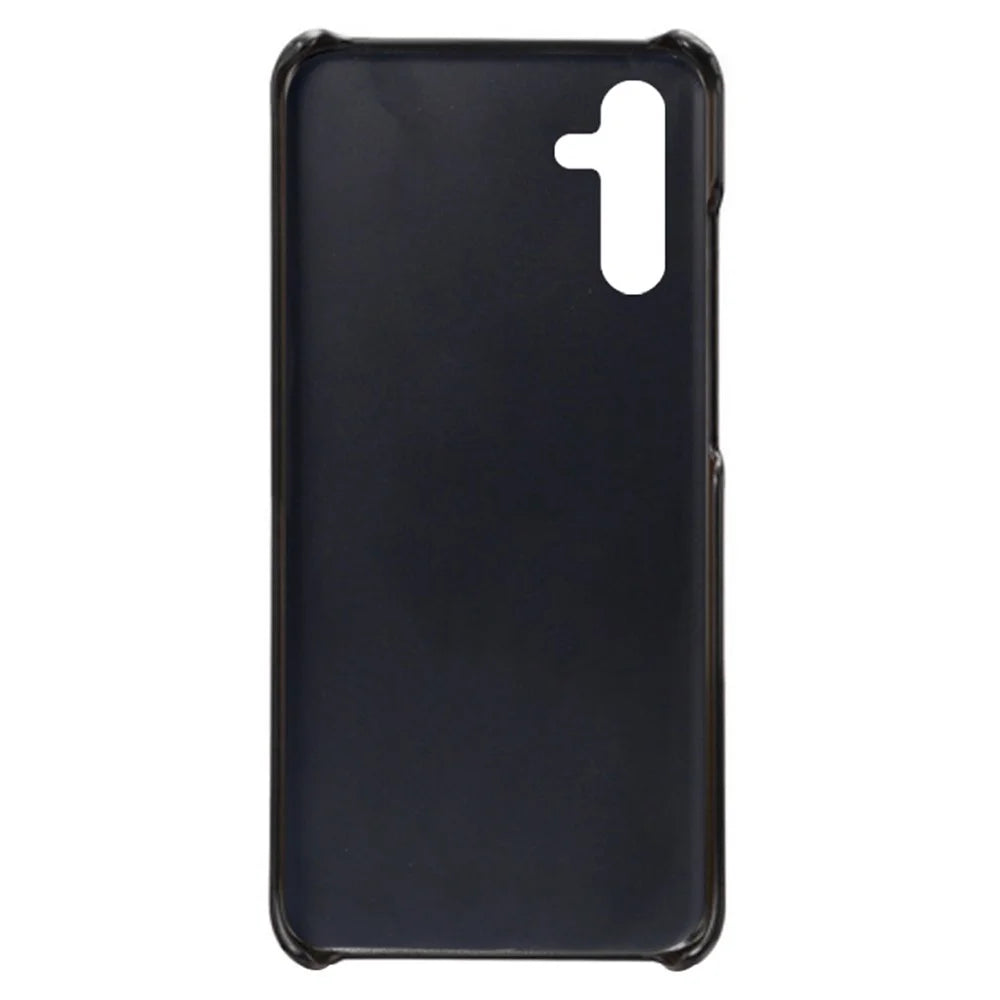 Calf Textured Phone Cover for Samsung Galaxy A34 5G, Anti-scratch PU Leather Coated PC Mobile Phone Case - Black - 4