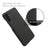 Solid Color Cloth Texture Phone Back Cover For Samsung Galaxy A34 5G, Hard PC+Cloth Protective Phone Case - Black - 4