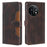 Shockproof Cell Phone Cover for OnePlus 11 5G, Straw Hat Pattern Stand Wallet Anti-scratch Mobile Phone Case - Brown - 1