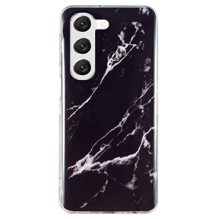 For Samsung Galaxy A14 5G / 4G IMD Marble Pattern TPU Case Drop Resistant Back Protector Phone Cover - Black - 2