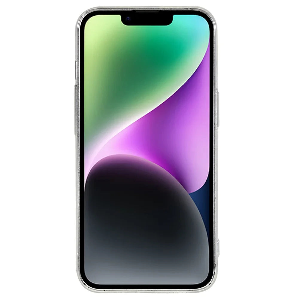 For iPhone 14 Plus Super Slim Phone Protective Cover Transparent TPU Case with Precise Lens Cutout - 3