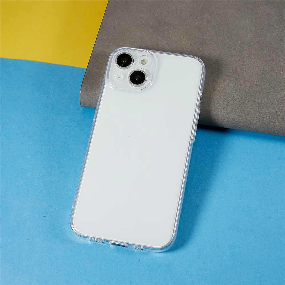 For iPhone 14 Plus Super Slim Phone Protective Cover Transparent TPU Case with Precise Lens Cutout - 6